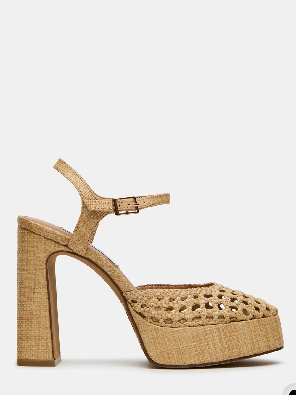 NIB Steve Madden Lexie raffia platform shoes